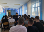 В Ташлинской СОШ прошла профилактическая беседа с девятиклассниками.